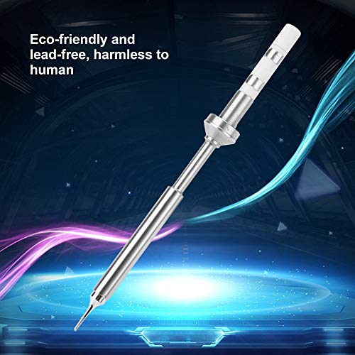 Image of Kadimendium Mini Pen Type Stainless Steel Soldering Iron Tips Replacement for TS100 Soldering Iron Portable Outdoor Soldering Iron Kit （Optional）(TS100-C1)