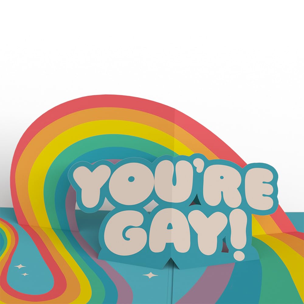 Amazon.com : Lovepop Hooray, You're Gay! Pop-Up Card : Office Products