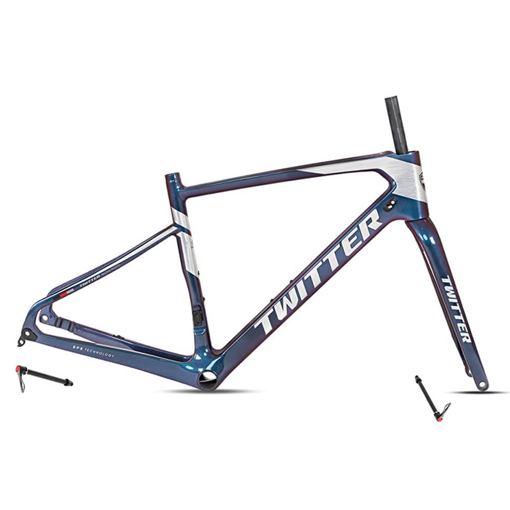 Amazon.co.jp: カーボンファイバー ロードバイクフレームセット 変色