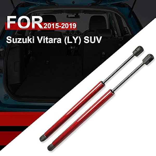 JINGLINGKJ Soportes para maletero Vitara LY 2015-2019 Amortiguadores de gas para maletero trasero Vitara LY Soportes de elevación 492 mm 81850 54P01 81860 352545 353023(Fibra de Carbono Rosa)