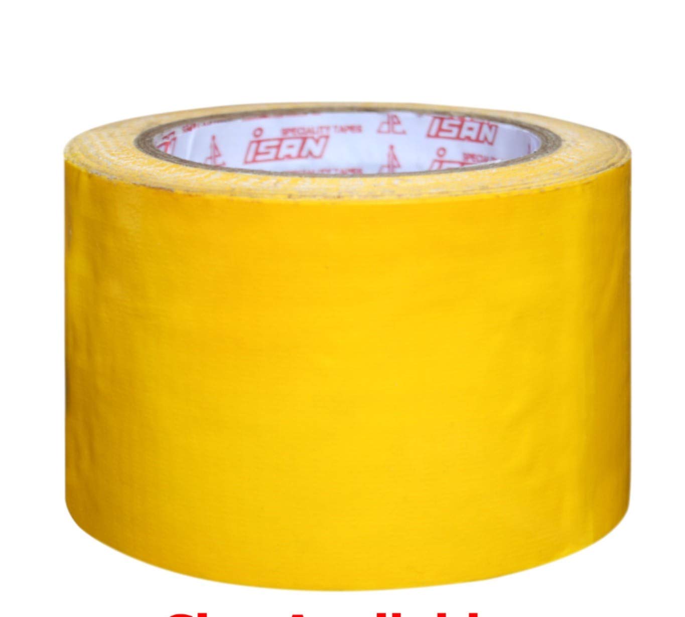 ISAN® Yellow Duct Tape Waterproof 72mm (3" Approx) Width X 25Mtr Length (1 Pc)