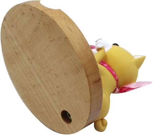 Miniatura 5 de Lindo perro teléfono celular titular de madera Smartphone escritorio titular para teléfonos móviles Animal teléfono soporte escritorio ornamento