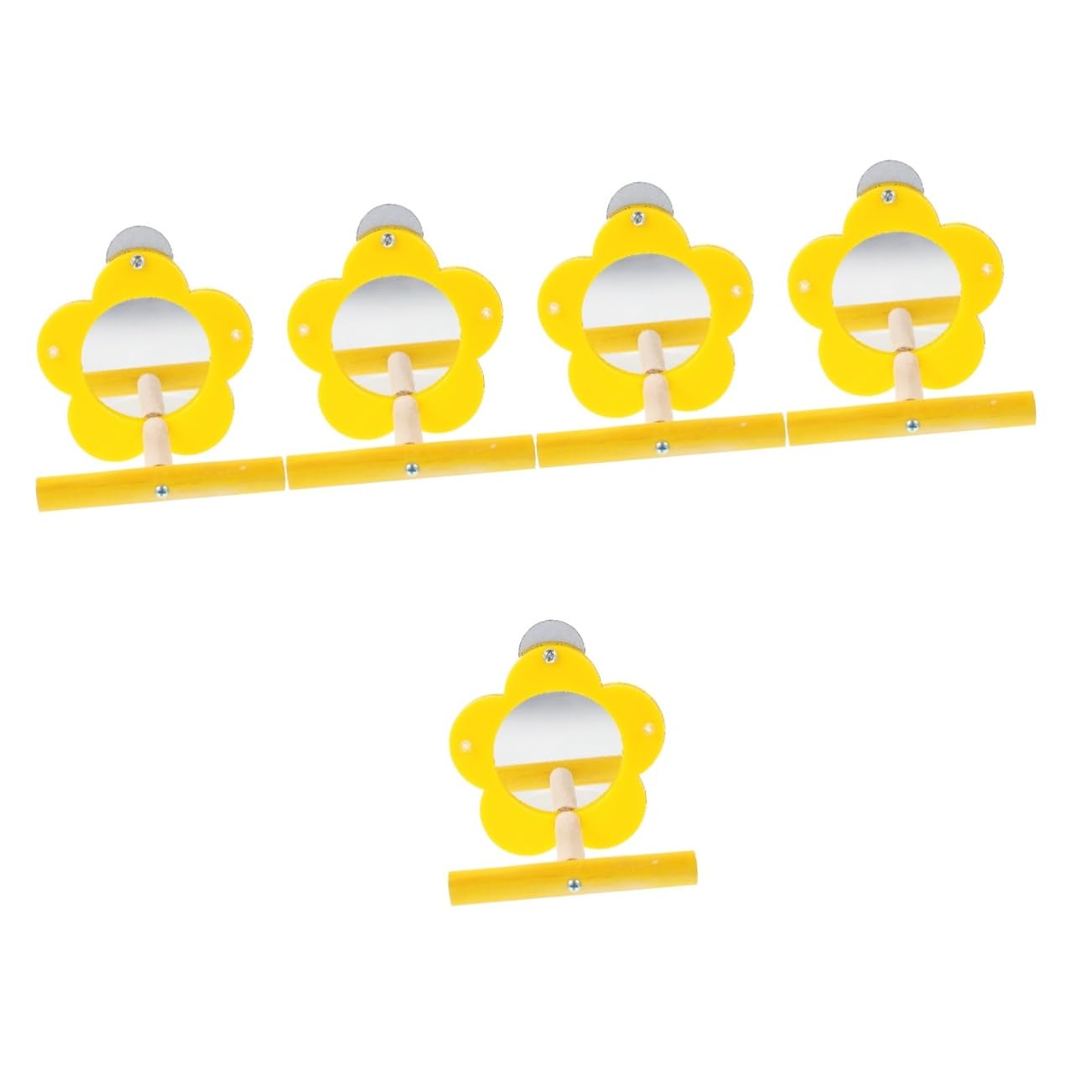 minkissy 5piezas Percha para Aves Juguete Resistente para Accesorio De Entretenimiento Jaulas De Pájaro Chic