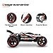 B Bestamber Remote Control Car, High Speed Racing Car Electronic Hobby Car Vehicle 2.4 GHZ 1: 18 Scale RC Cars Toys for Adults Kids Boys Girls with Two Rechargeable Batteries for Car, Two AA Batteries