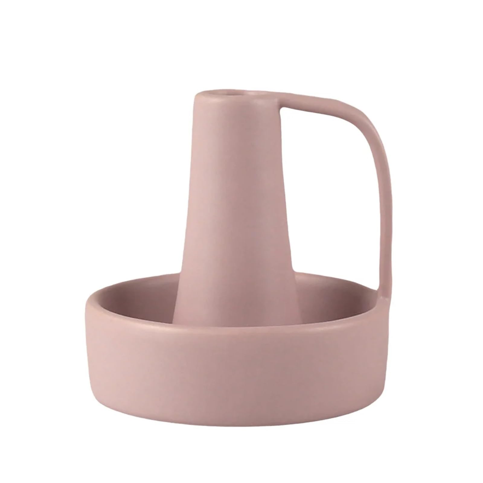 1Pcs Classical Heavy Ceramic Candlestick, Candle Holders Creative Shapes, Home Incense Wedding Table Decoration For Home(Size2)