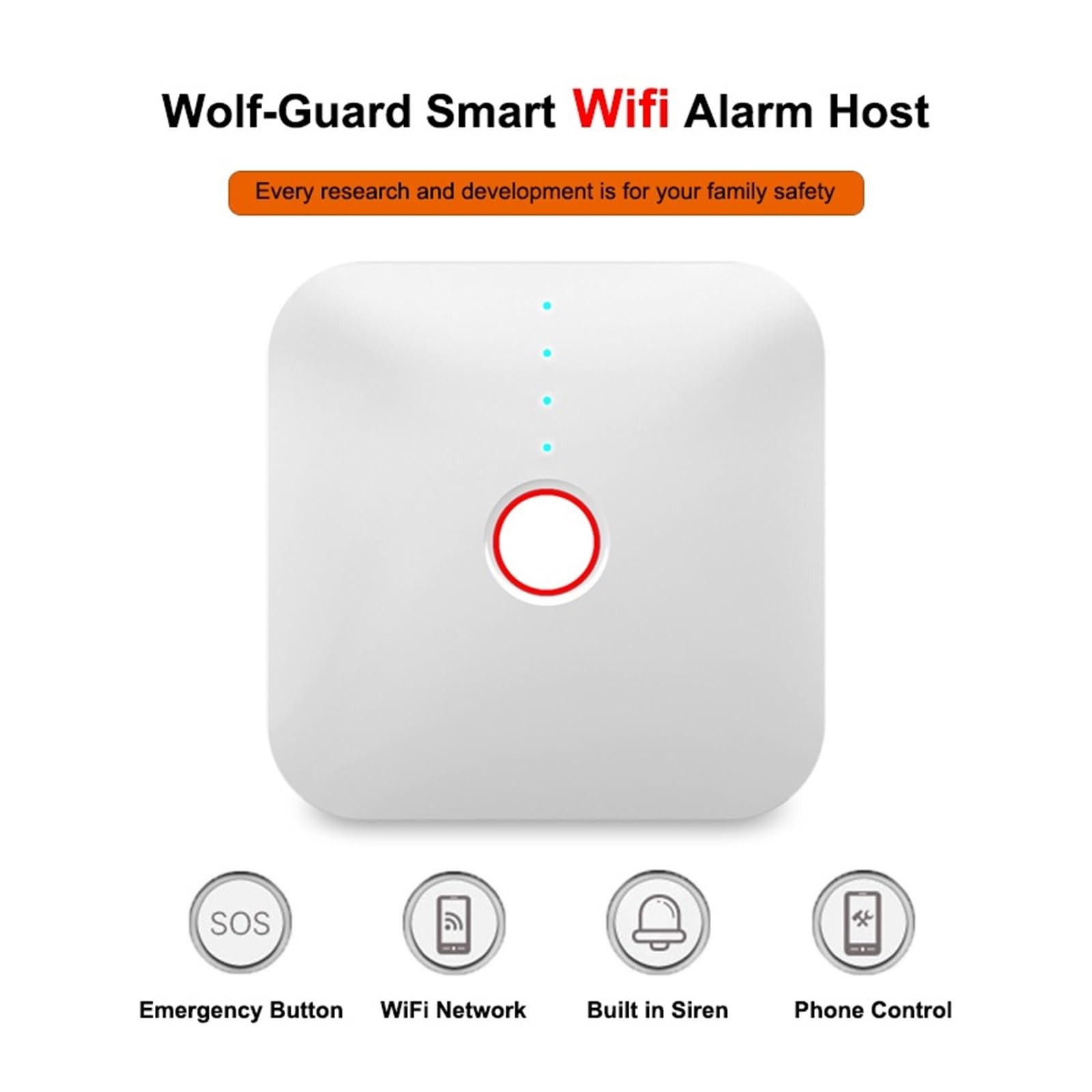 System alarmowy do zabezpieczenia domu, Inteligentny Alarm Inteligentny 2.4G Alarm Bezpieczeństwa W Domu System Antywłamaniowy Czujnik Drzwi Czujnik Ruchu 433MHZ Zestaw Bezpieczeństwa W Domu dla domu,