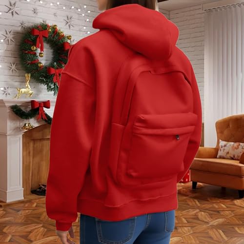 Zip Up Hoodie for Men Women Unisex 3D Creative Hoodie with Backpack Lightweight Hooded Sweatshirts Fashion Outfits2