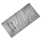 Damast Platte, Damaszener Stahl, Damascus Billet.NEUE Torsion Muster.969-EA4
