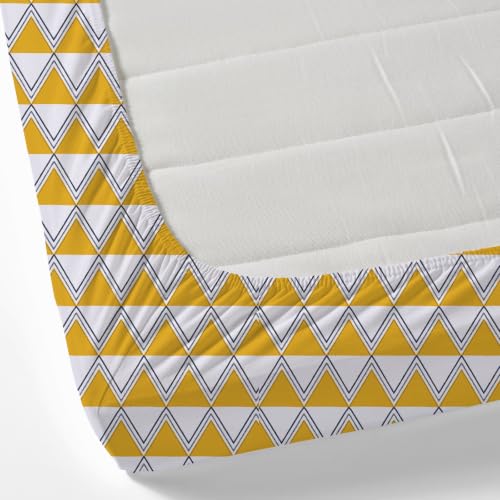 Image of Huesland by Ahmedabad Cotton 144 TC Cotton Elastic Fitted Bedsheet for Double Bed with 2 Pillow Covers | 60 x 78 inches