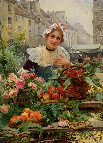 Peintures à l'huile sur toile faites main, tableaux célèbres paysage de Paris