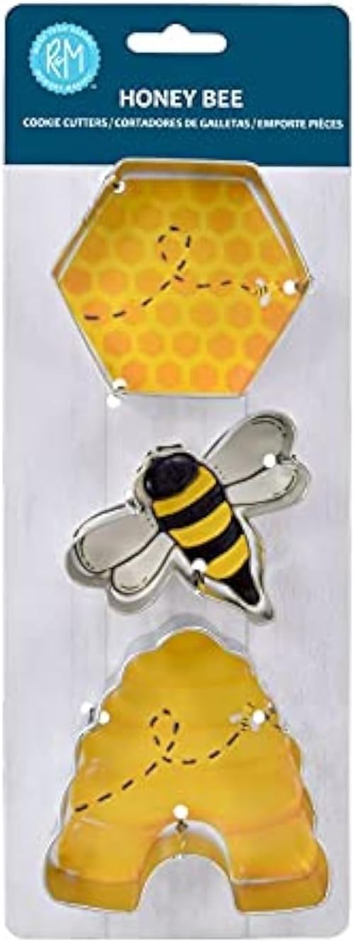 R&M International Silver Bee Cookie Cutter – One Size, Perfect for Baking R&M International Silver Bee Cookie Cutter – One Size, Perfect for Baking