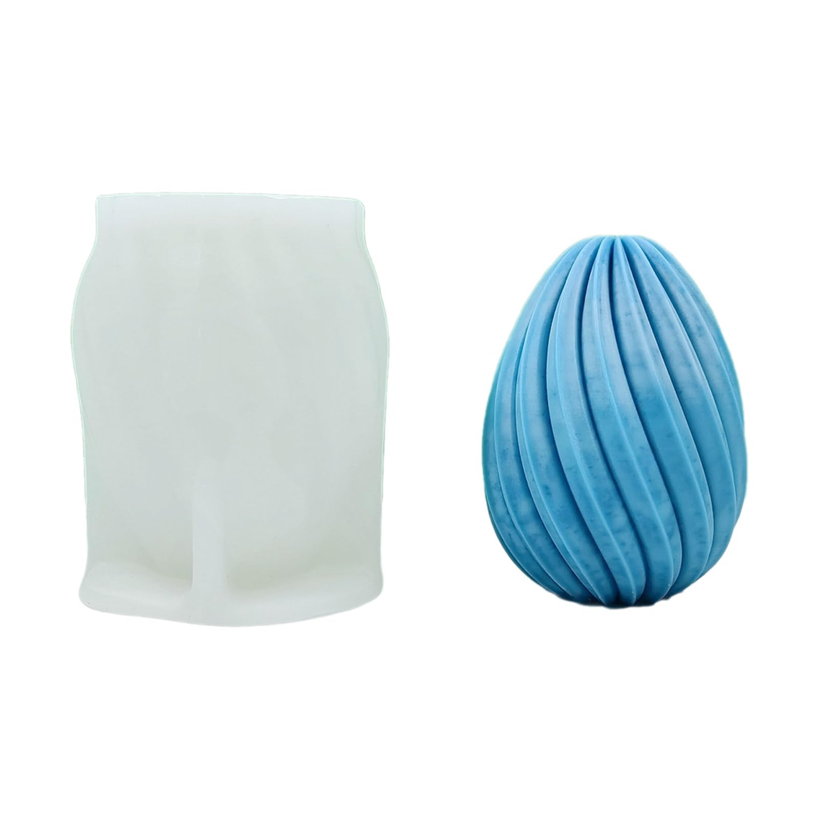 Moule géométrique en spirales silicone pour bougie et pâtisserie