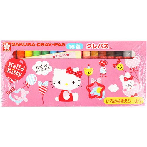 Amazon.co.jp: 【ハローキティ】クレパス16色 ☆2013年入園入学応援