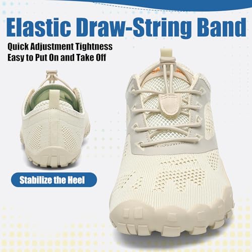 Image of SAGUARO Womens Mens Barefoot Shoes Minimalist Trail Runner Wide Toe Box Zero Drop Outdoor Cross Training Shoe