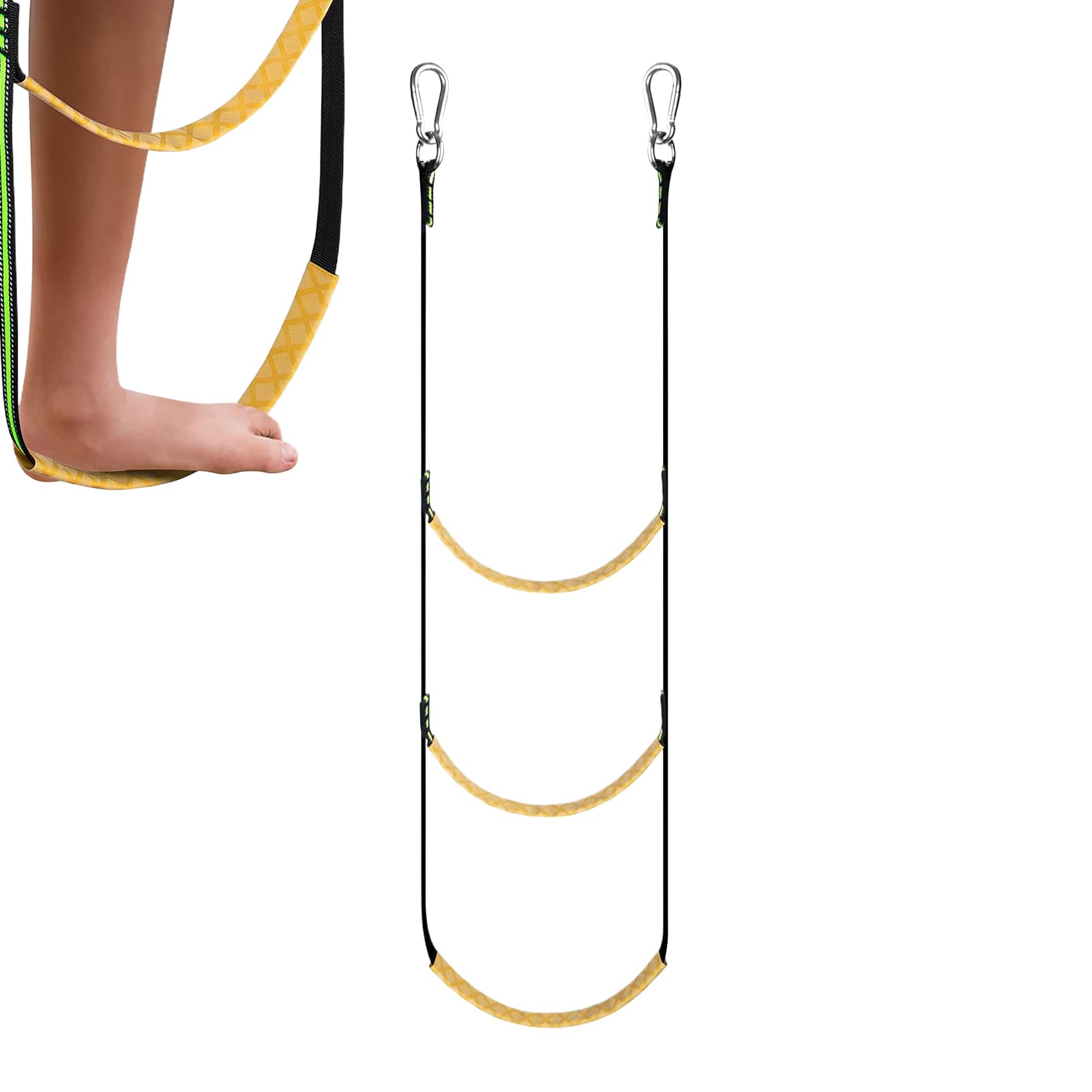 Scalette Per Motori Fuoribordo - A 3 Gradini In Corda Resistente Per Pesca | Accessorio per Imbarco Nautico Attrezzatura da Arrampicata per Canoa Motoscafi e Escursioni Acquatiche