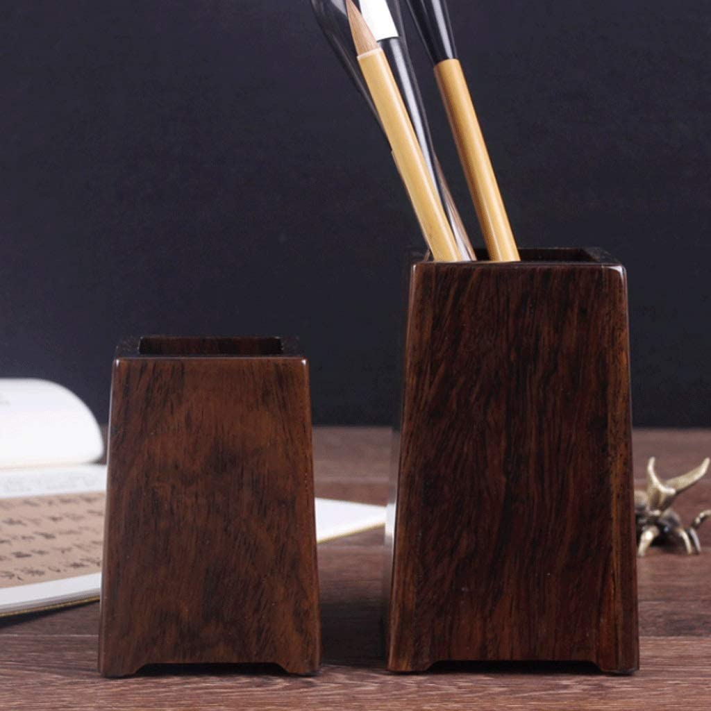 Schreibtisch-Bleistifthalter, Stiftehalter aus Holz, multifunktionaler, langlebiger Stiftaufbewahrungshalter für Büro, Klassenzimmer, kreativer Make-up-Pinselhalter mit