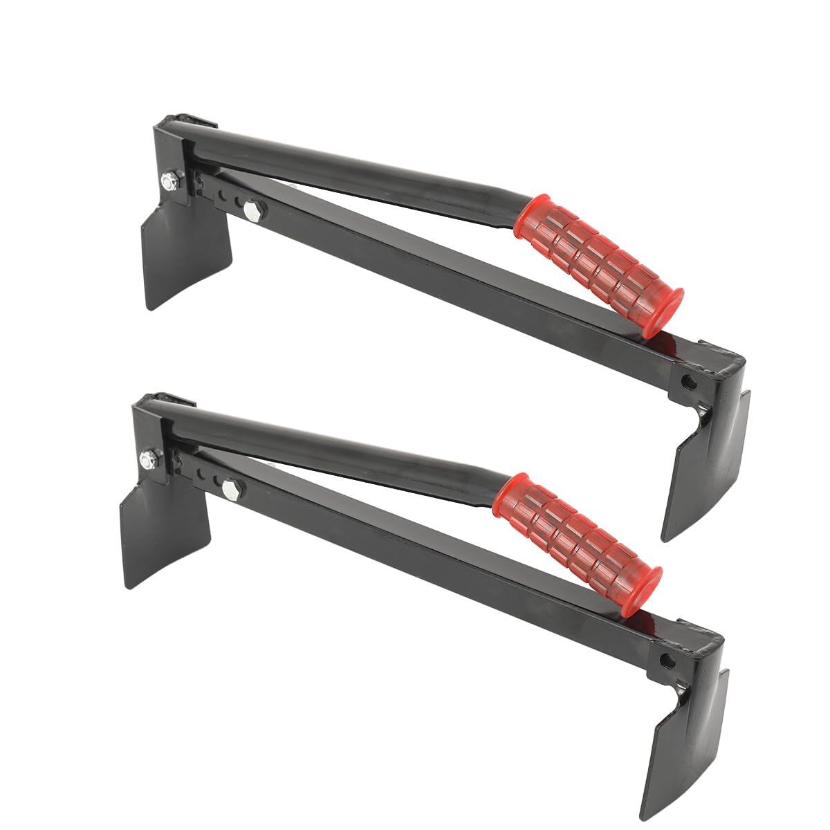 2 Stück Steinzange Ziegelzange Ziegelheber Klinkerträger Steingreifer 400-670mm Maurer Hausbau