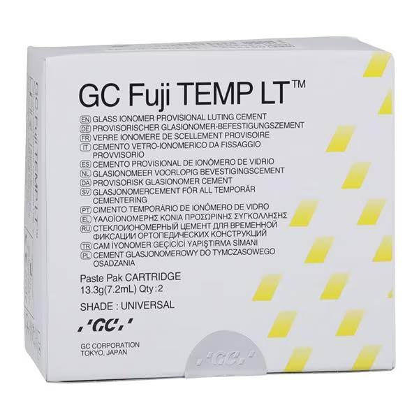 GC 014384 Fuji Temp LT Glass Ionomer Dental Cement Automix 2/Pk 004253