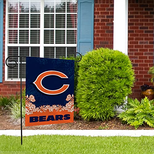 Image of Rico Industries NFL Standard /Primary 13 inch x 18 inch Double Sided Garden Flag - Great Gift for Men, Women, & Fans