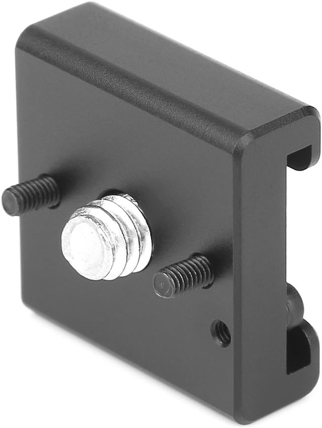 Cold Shoe Mount Adapter Cold Shoe Bracket Standard Shoe Type with 1/4" Thread Hole for Camera DSLR Flash Led Light Monitor Video and More 5Pack