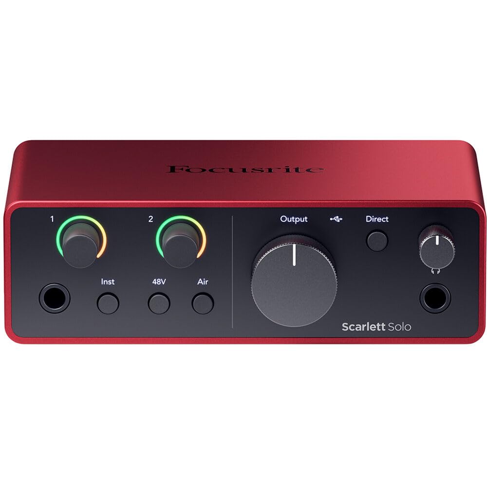 Amazon.co.jp: Scarlett Solo 第4世代 USBオーディオインターフェース
