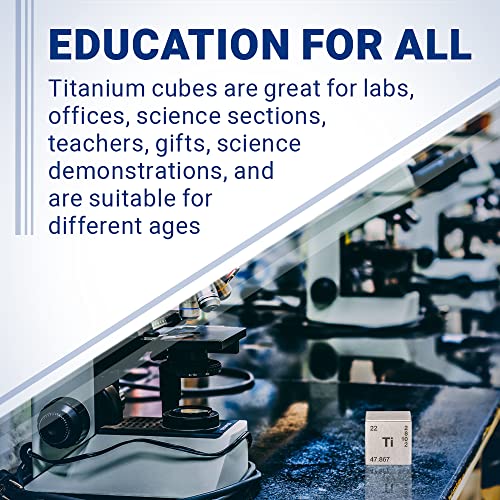 Cube en titane gravé 2,5 cm de haute précision pour collectionneurs - 5