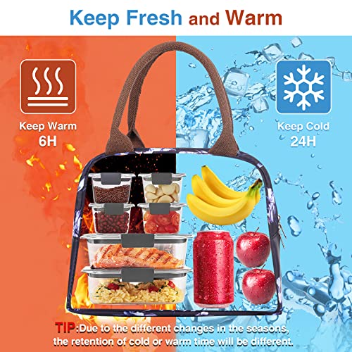 Minicoco Lunch Bag Insulated Bags for Women Cool with Front Pocket Portable Thermal Leak-Proof Men Girls Children Adults Organizer Work - Image 2