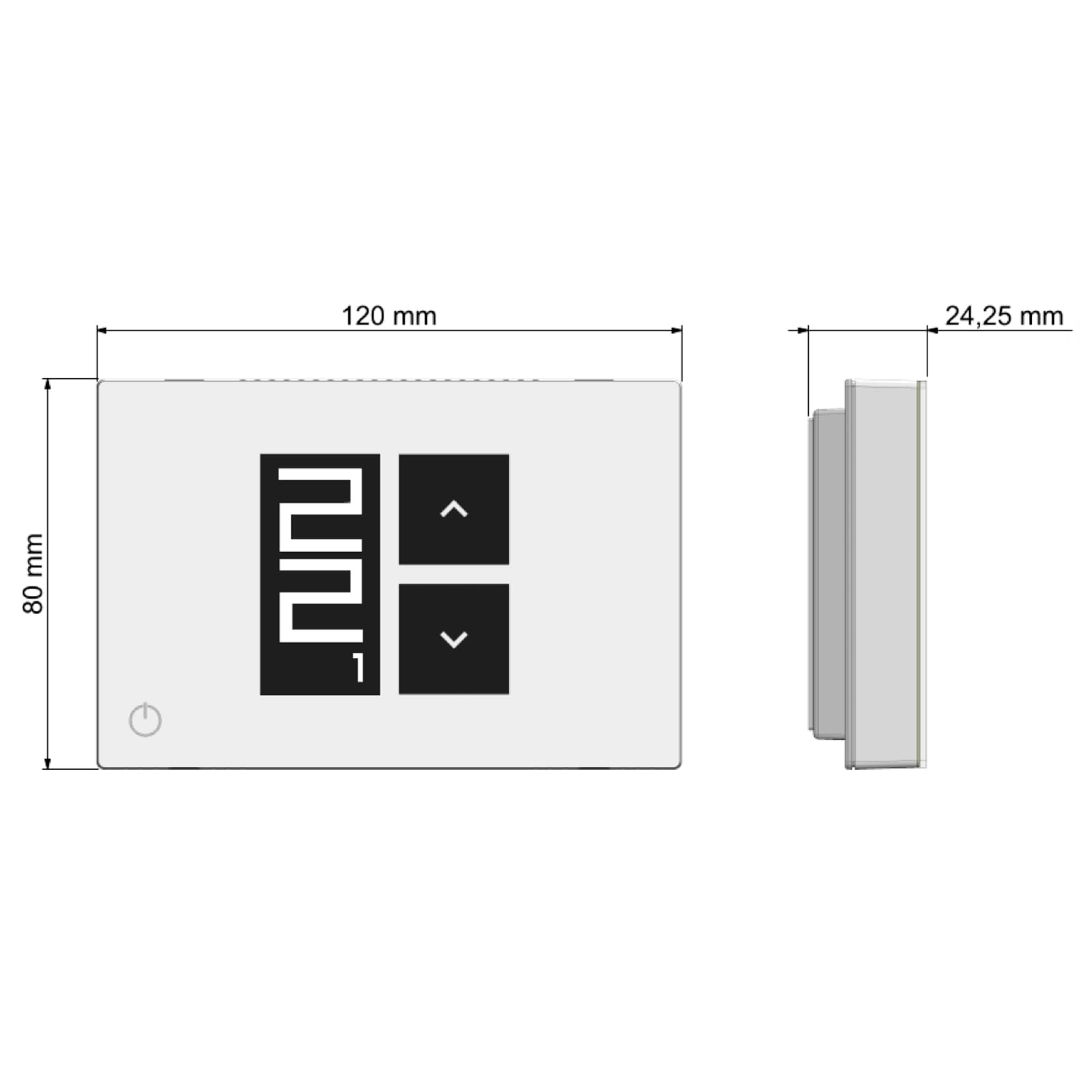 Seitron Cronotermostato Wi-Time Wall GCW03MR Cronotermostato Wi-Fi settimanale