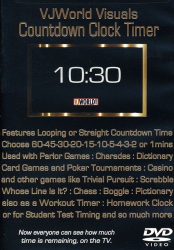 VJ World Visuals Countdown Clock Timer: VJ World