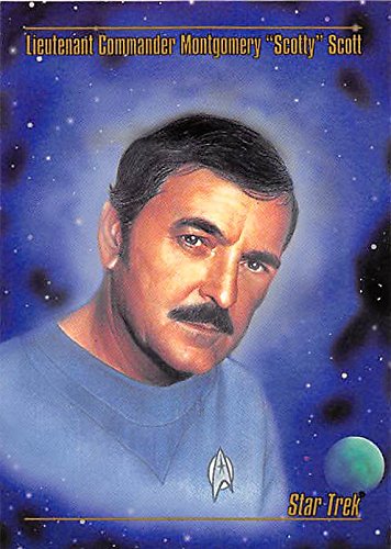Montgomery Scott trading card Star Trek Master Series 1993 Skybox #05 Scotty James Doohan