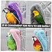 HEMOTON 1Pc Plush Parrot Nest Tent Warm Hanging Bird Hut for Birds Random Color Cozy and Durable Design for Play and Rest Random Color
