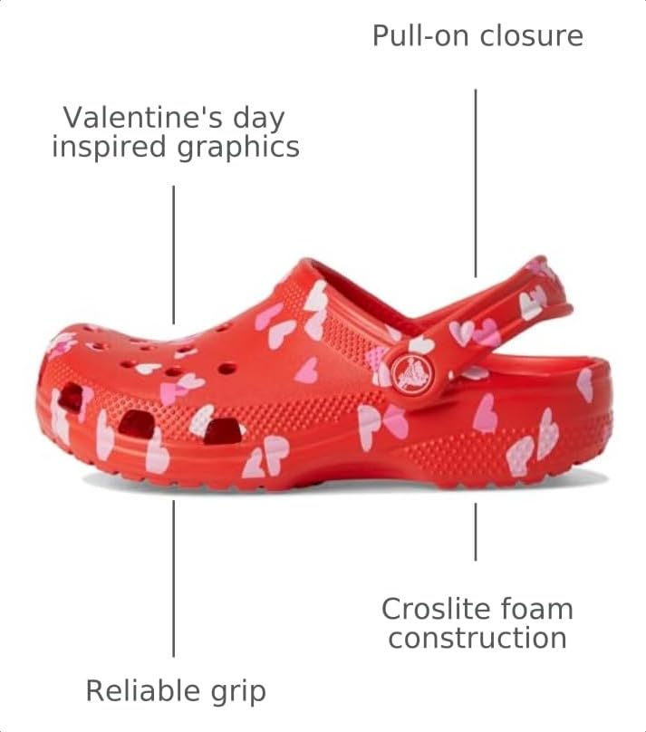 Image of Crocs Kids' Classic Seasonal Graphic Clogs