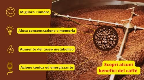Caffè New York - XXXX - Caffè in grani, gusto intenso ma soave, arabica e robusta media tostatura, da macinare, caffe espresso italiano, miscela da bar - alta qualità dal 1930-1 kg, chicchi