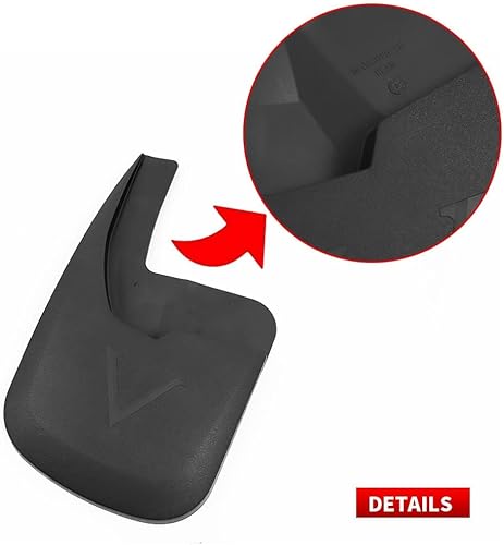 Miniatura 7 de RMOURTEKK Solapas de barro de alta calidad compatibles con Dodge Ram 2009-2018 1500 2500 3500 sin guardabarros OEM Custom Front and Rear Mud Guard