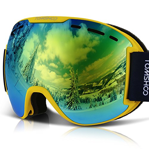 Masque De Ski Supertrip - Anti-Buée UV400 - Compatible Casque - 3 Couleurs (Blanc, Noir, Bleu)