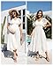 Baby Shower Dress Maternity White Pregnancy Photoshoot Summer Flowy Boho Midi Flutter Sleeve Wedding Dresses 2025