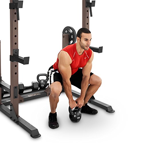 Steelbody Squat Rack Utility Trainer with Weight Storage Posts STB-98010