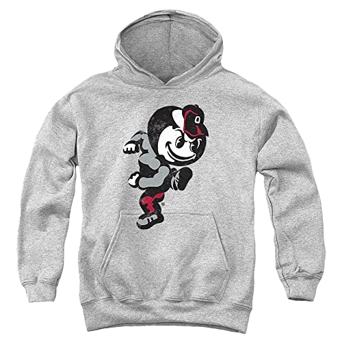 LOGOVISION The Ohio State University Official Brutus Youth Kids Boy/Girls Pull-Over Hoodie Sweatshirt
