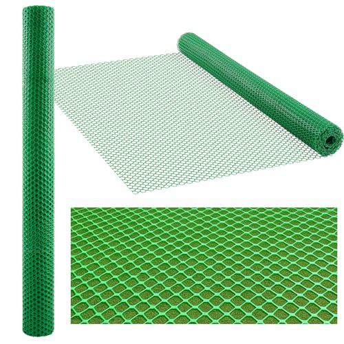 Wesnoy Grass Protection Mesh 6.3' x 32.8' Roll (206.64sf) Reinforcement for Grass Parking...