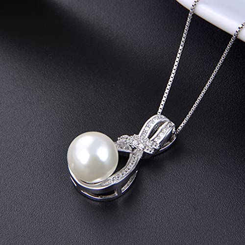 Collier de perle en argent pour femmes idéal pour illuminer vos tenues quotidiennes - 4