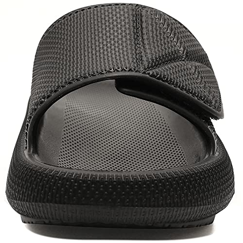 TOBVZOO Cloud Slides for Women, Pillow Slippers with Adjustable Strap, Non Slip Cushioned Sandals Slides Soft Thick Sole4