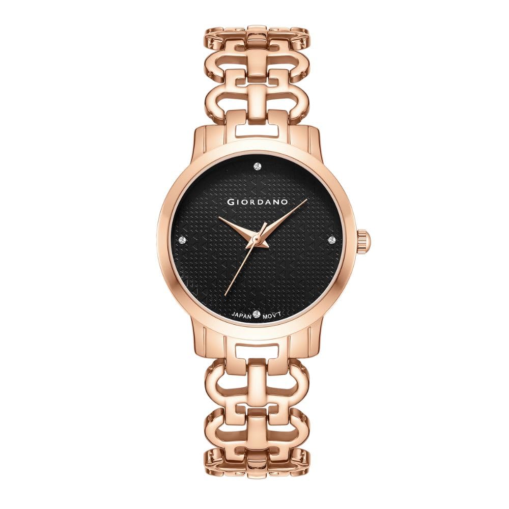 giordano Analog Black Dial Women's Watch-C2204-33-picture-15