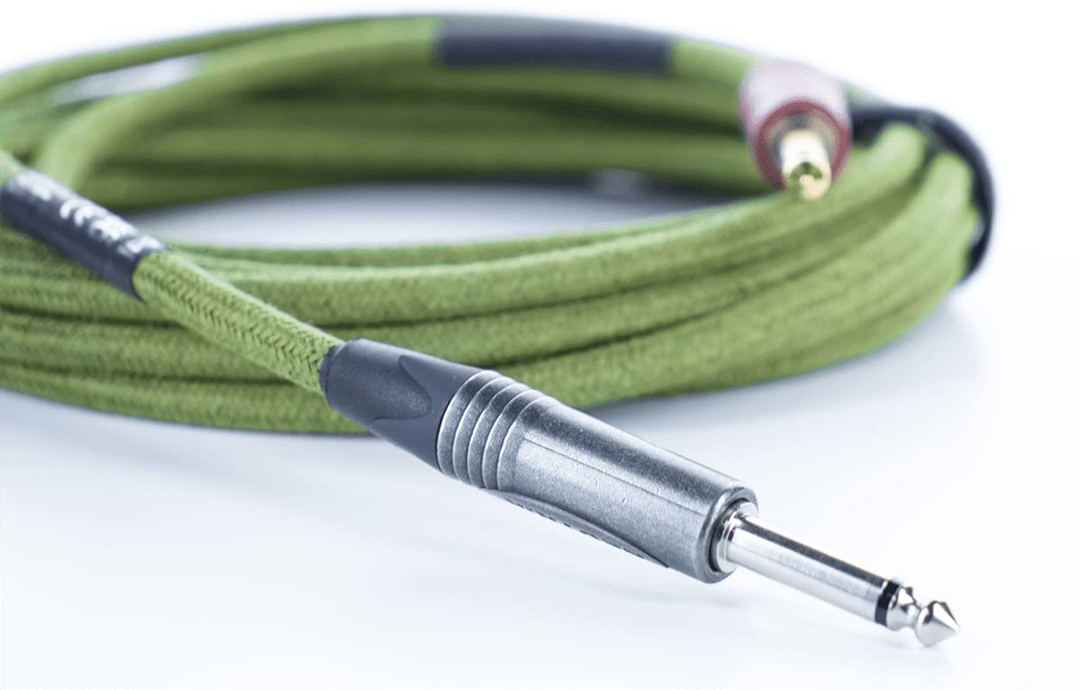 CORDIAL CABLES Kabel do gitary 3m ciche włókno konopne