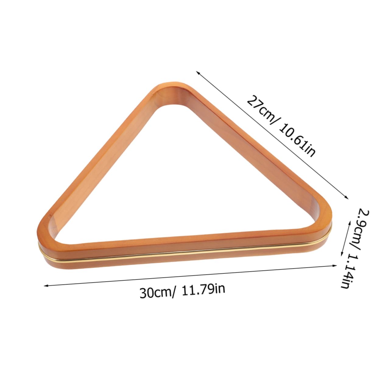 Mipcase Pool Triangle Frame Billiard Triangle Frame Billiards Storage Bracket Sturdy Pool Balls Rack Wood Material