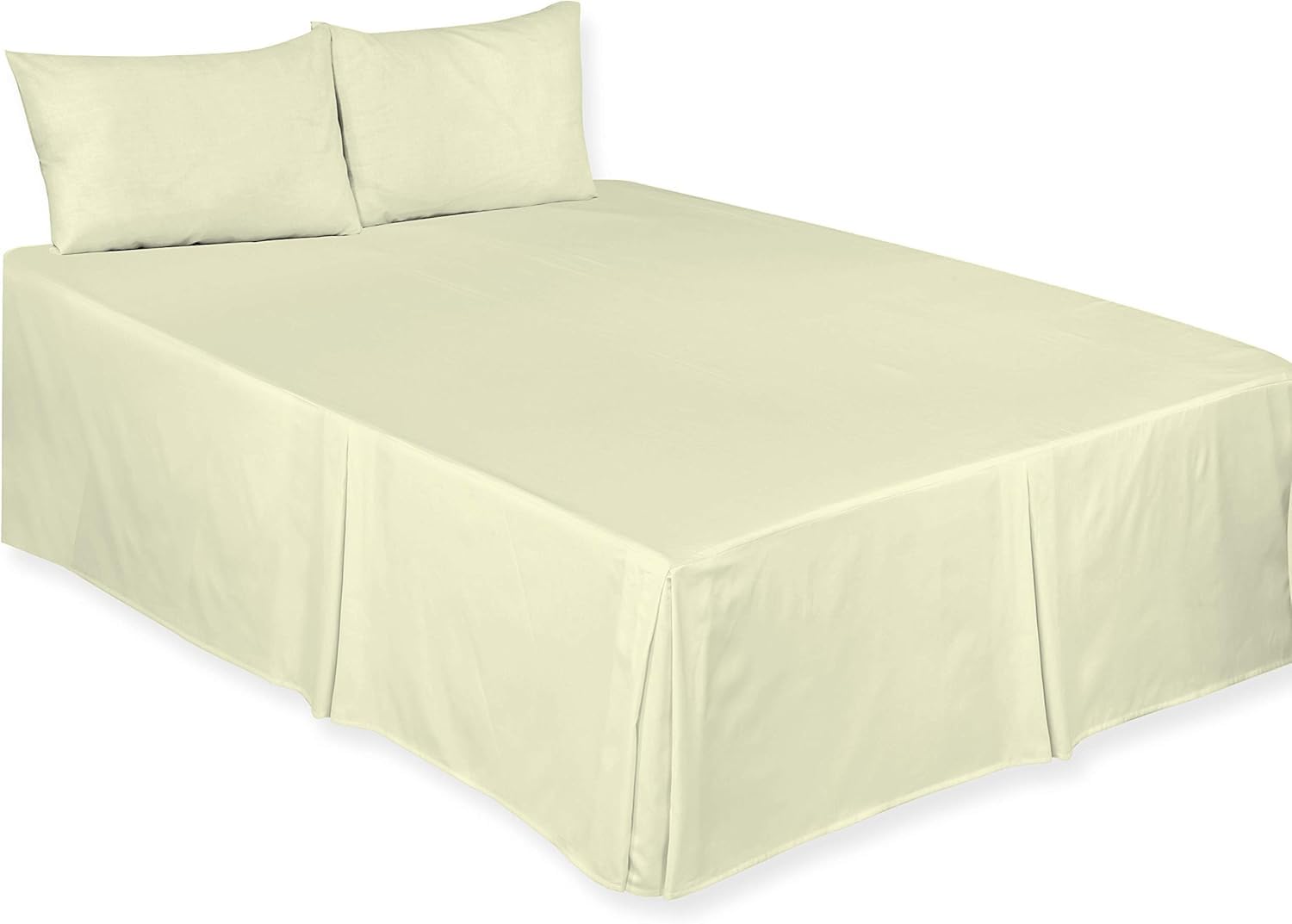 Luxury Plain Dyed Poly Cotton Platform Base Valance Sheet