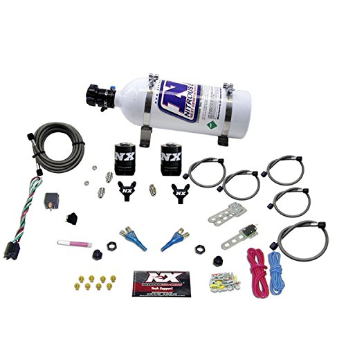 Nitrous Express - Ford EFI Dual Nozzle Nitrous Kit (100-300HP) w/5lb Bottle (20115-05)