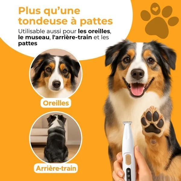 Tondeuse de toilettage GrosMatou — Douceur & Sécurité
