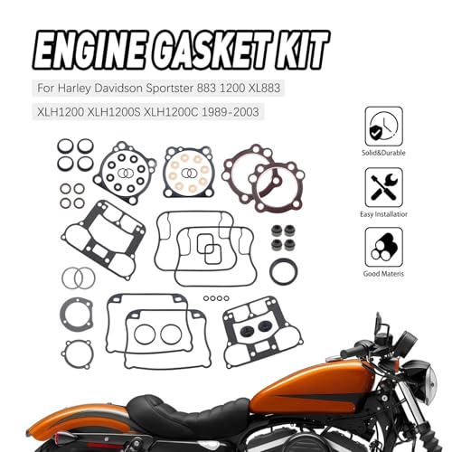 Joint moteur moto pour couvercle d'embrayage Harley Sportster 883 XL883 - 2
