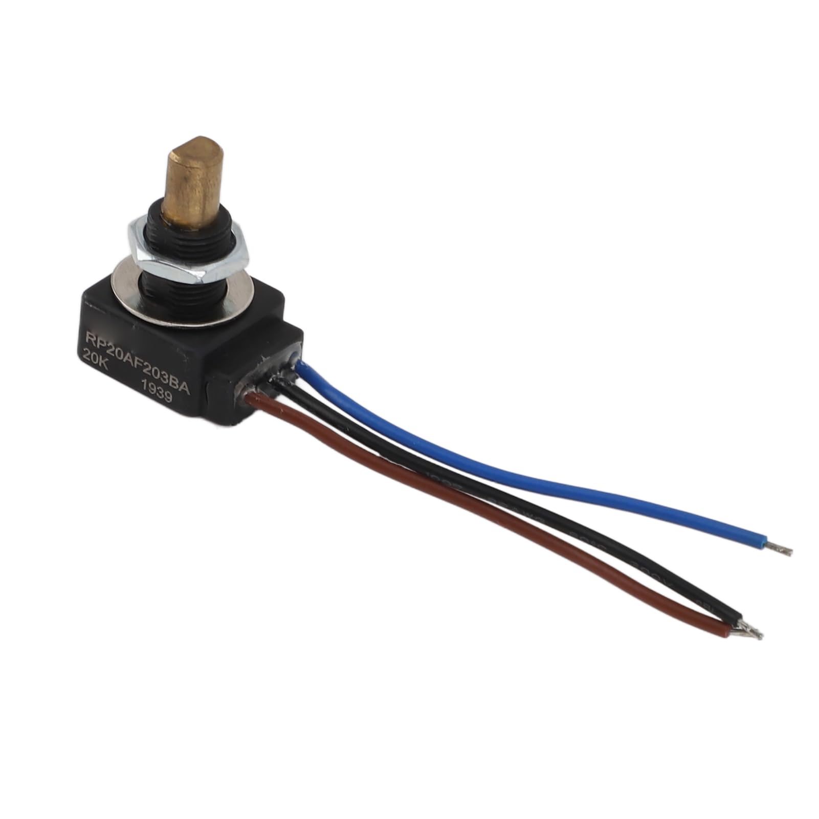 Potentiomètre rotatif conique linéaire Résistance réglable 20K Ohm IP65 étanche à la poussière 0,25W Puissance nominale Rotation à 320 degrés pour équipements audio Command