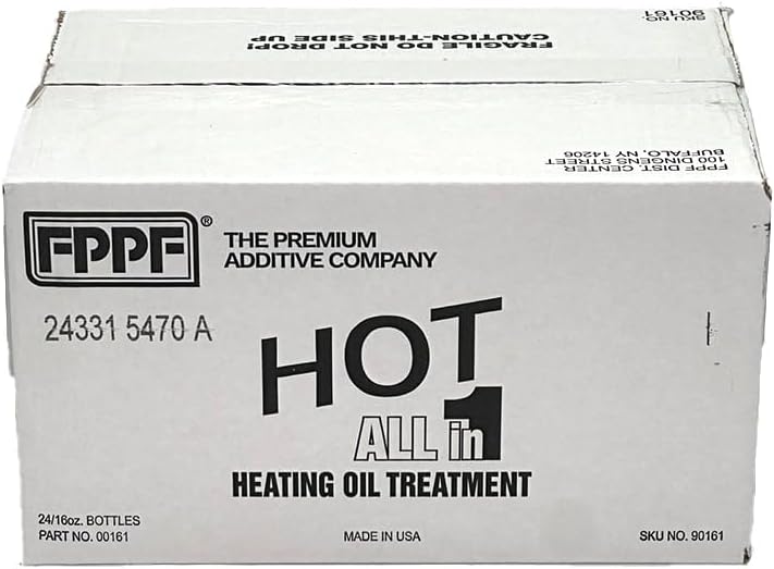HOT 4-in-1 Heating Oil Treatment, Case of 24 bottles, 16 ounces each